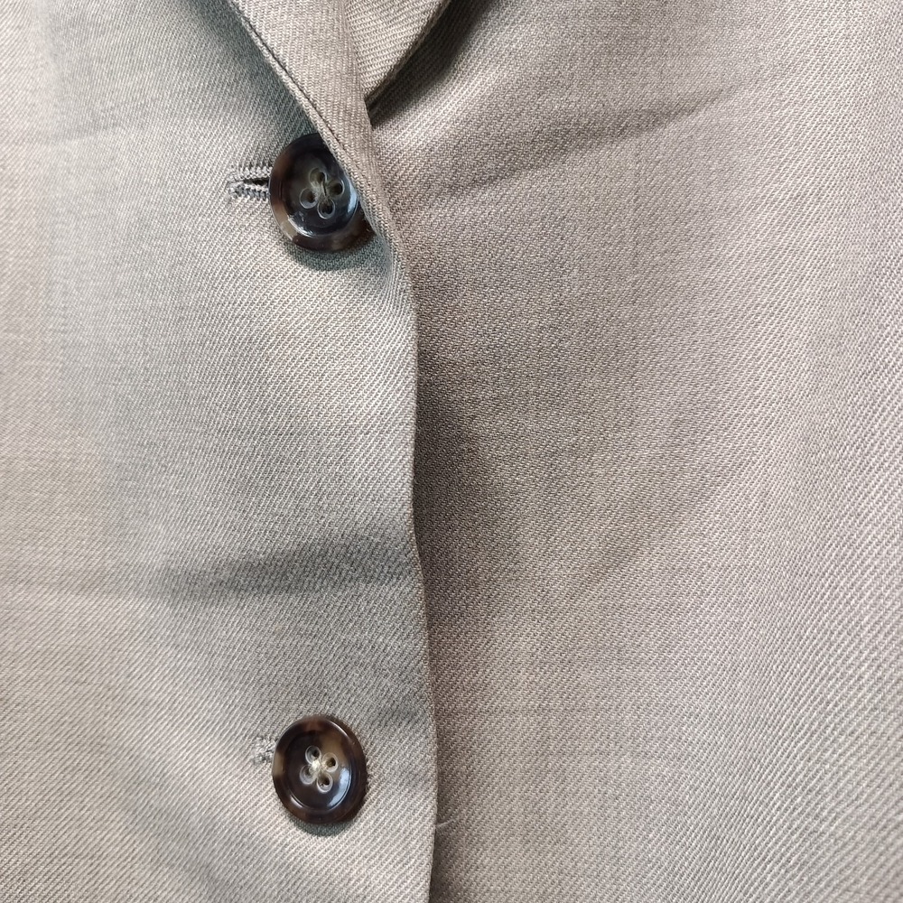 Banana Republic Women's Gray Blazer 100% Wool 14 Italy Formal Preppy Career - Picture 4 of 5
